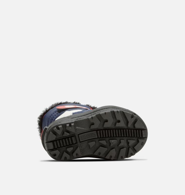 Kids Snow Boots Navy/Red - Sorel Toddler Commander™ - 250-HSZLEY